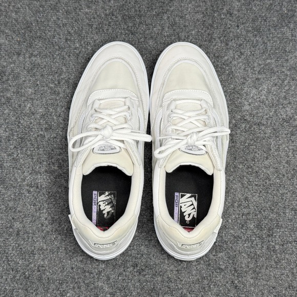 Vans Skate 2 Wayvee Shoes Men\'s 13 White‎ Leather Low Lace Retro Skate Sneakers main image 10